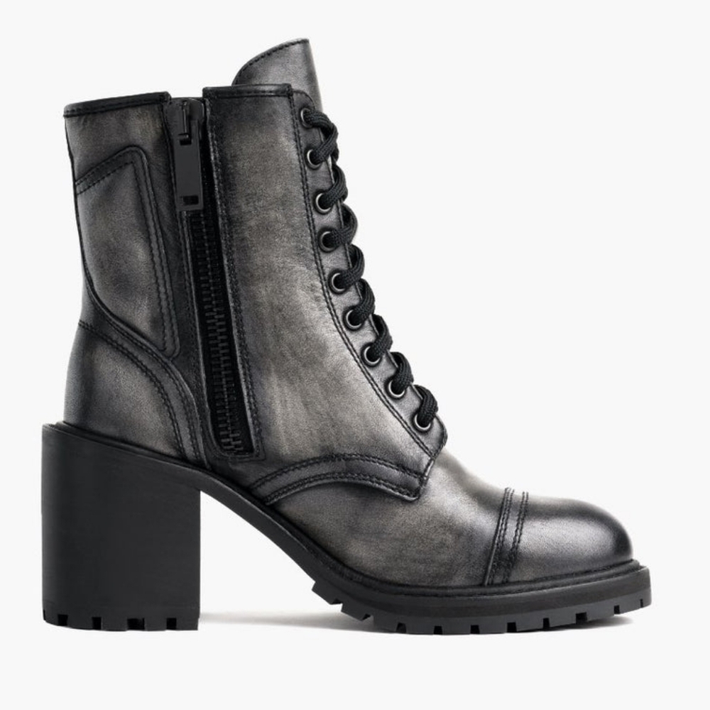 NWOB Thursday Boots Rebel Distressed Grey Size 9 Women's